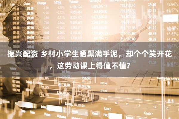 振兴配资 乡村小学生晒黑满手泥，却个个笑开花，这劳动课上得值不值?